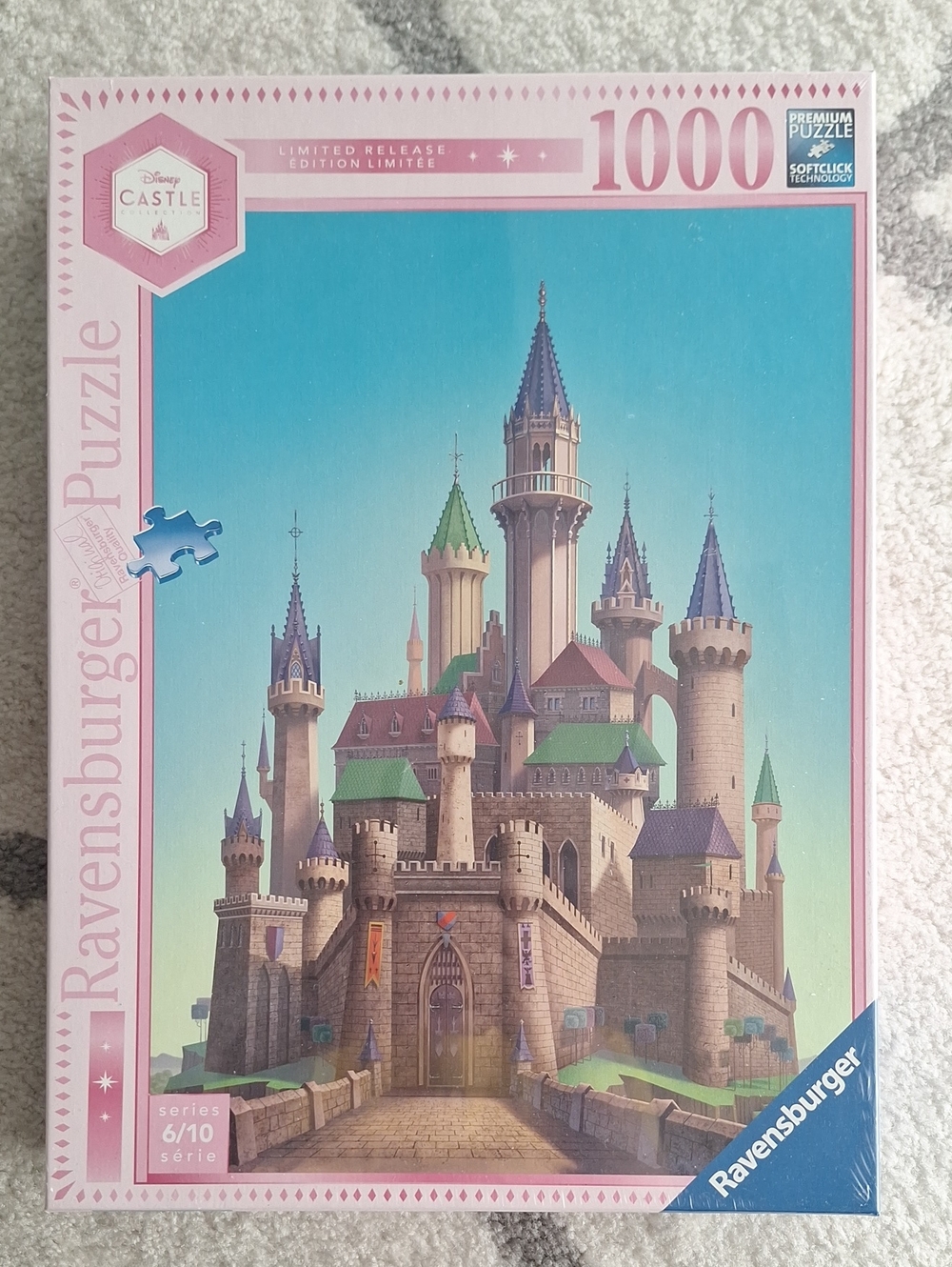 Ravensburger Disney Castle Collection Aurora Sleeping Beauty 1000 Piece Puzzle